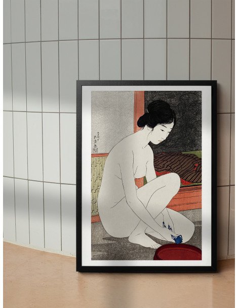 Woman at the bath - Goyo Hashiguchi Poster