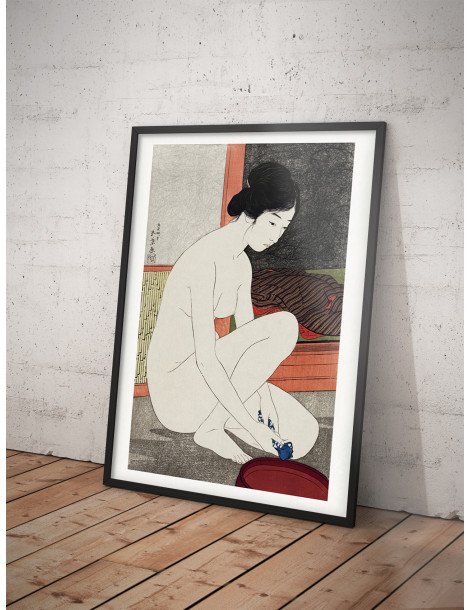 Woman at the bath - Goyo Hashiguchi Poster