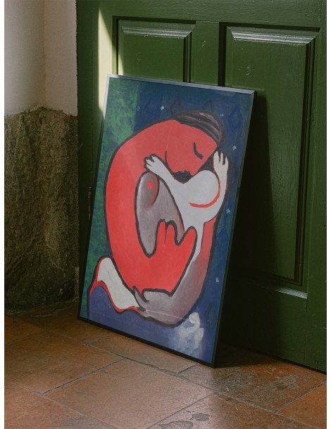 Mikuláš Galanda - Mother's embrace poster
