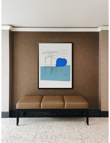 Mikuláš Galanda - Landscape with a chair poster