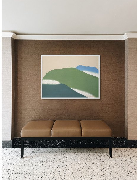 Kamisaka Sekka - "Green Mountains from Momoyogusa–Flowers of a Hundred Generations" poster