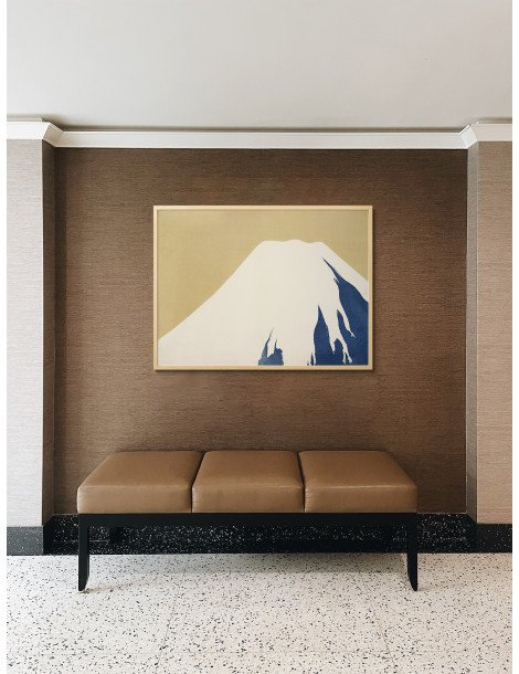 Kamisaka Sekka - "Mount Fuji from Momoyogusa–Flowers of a Hundred Generations" poster