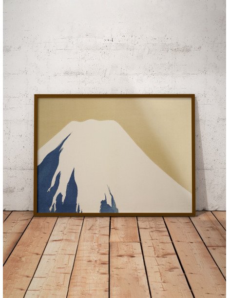 Kamisaka Sekka - "Mount Fuji from Momoyogusa–Flowers of a Hundred Generations" poster