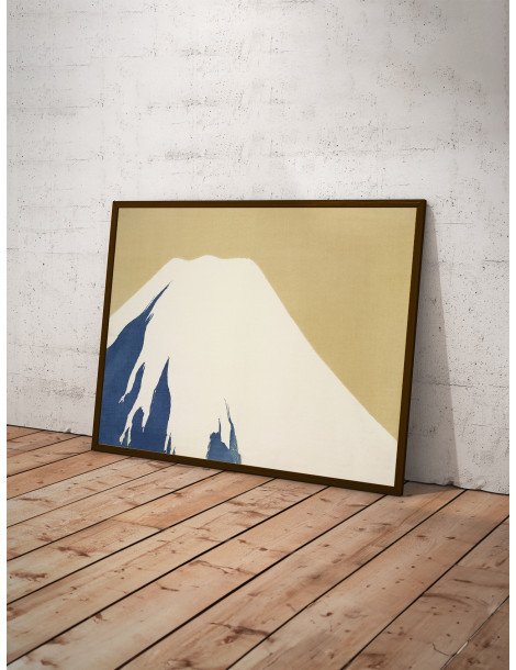 Kamisaka Sekka - "Mount Fuji from Momoyogusa–Flowers of a Hundred Generations" poster