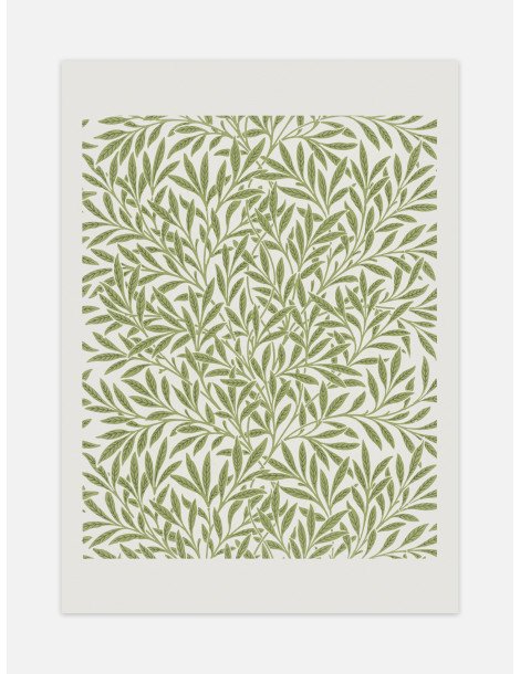 William Morris - Willow Bough (Oliv/Vit) Poster