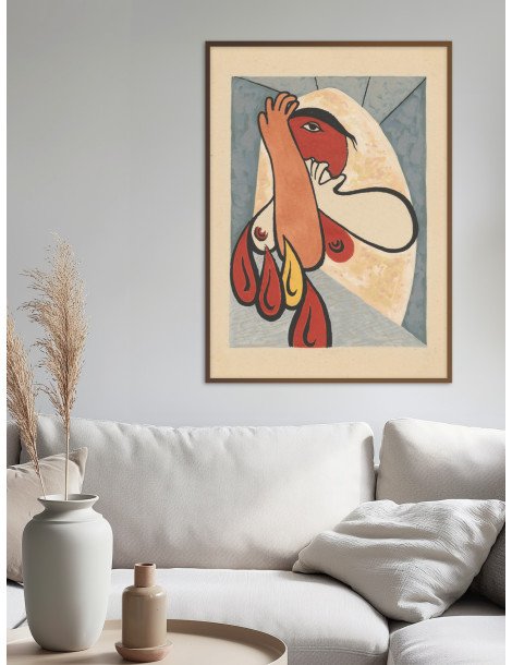 Fire (Crying woman) - Mikuláš Galanda Poster