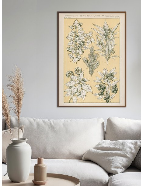 Blad från naturen - No. 7 Poster