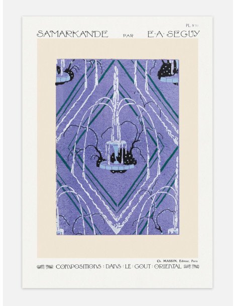 E.A. Séguy - Samarkande no. 10 Poster
