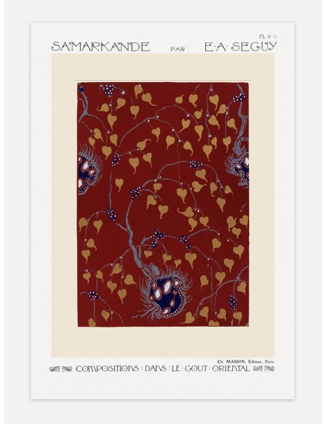 E.A. Séguy - Samarkande no. 12 Poster