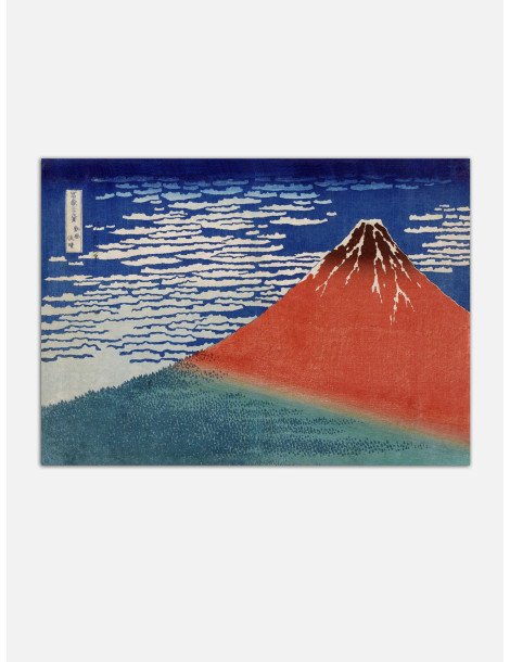 Fine wind, clear morning - Katsushika Hokusai Poster