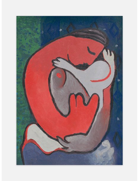 Mikuláš Galanda - Mother's embrace poster