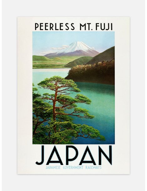"Peerless Mt. Fuji" - Japanese Government Railways (1930)