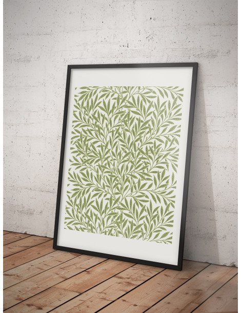 William Morris - Willow Bough (Oliv/Vit) Poster