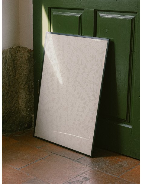 William Morris - Branch (Vit på vit) Poster